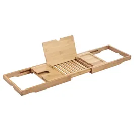 Showerdrape Brooklyn Extendable Bamboo Bath Tray