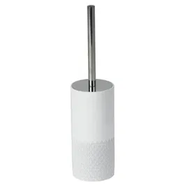 Showerdrape Chantilly White Toilet Brush & Holder