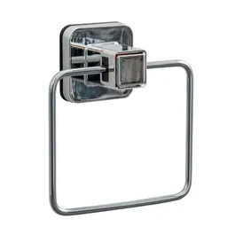 Showerdrape Pushloc Stainless Steel Suction Wall Mounted Towel Ring