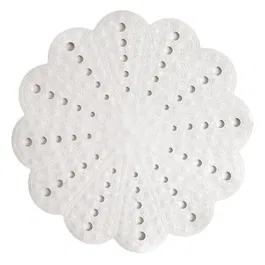 Showerdrape Petal White Anti-Slip 54cm Shower Mat