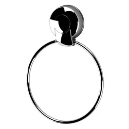 Showerdrape Suctionloc Chrome Steel Suction Wall Mounted Towel Ring