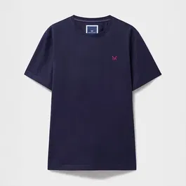 Crew Clothing Mens Classic Crew Neck T-Shirt Heritage Dark Navy