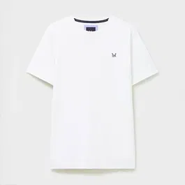 Crew Clothing Mens Classic Crew Neck T-Shirt Heritage White