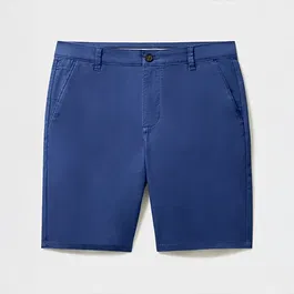 Crew Clothing Mens Bermuda Chino Stretch Shorts Dark Blue