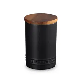 Le Creuset Signature Satin Black Stoneware 770ml Storage Jar
