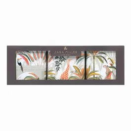 Sara Miller Palm Garden Set of 3 Square Caddies