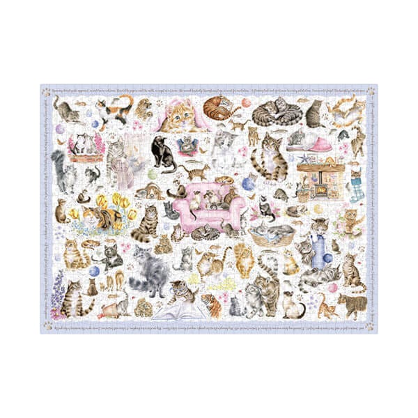 Wrendale Designs 'Feline Friends' Cat Jigsaw Puzzle