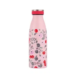 Cath Kidston Cherry Stainless Steel Water Bottle 350ml