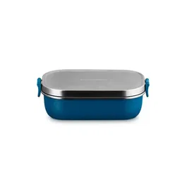 Le Creuset Deep Teal On The Go Lunch Box 900ml