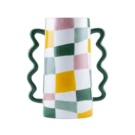 Que Rico Crazy Squares Rodrigo Vase