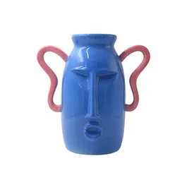 Que Rico Amor Del Color Large Blue Federico Vase