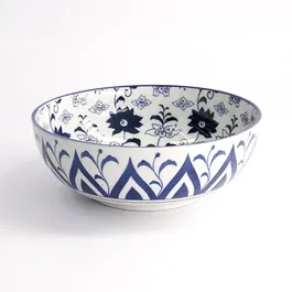 Tokyo Design Studio Tokyo Blue Botan 20 x 7.2cm Mixed Bowl
