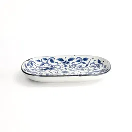 Tokyo Design Studio Tokyo Blue Maizuru 18.7 x 13cm Oblong Plate
