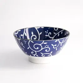 Tokyo Design Studio Tokyo Blue Karakusa 18 x 9cm Mixed Ramen Bowl