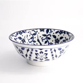 Tokyo Design Studio Tokyo Blue Maizuru 21 x 8.5cm Mixed Ramen Bowl