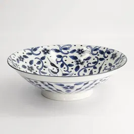 Tokyo Design Studio Tokyo Blue Maizuru 25.4 x 7.8cm Mixed Ramen Bowl
