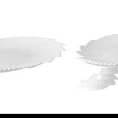 Costa Nova Pearl White 33cm Large Footed Plate