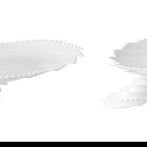 Costa Nova Pearl White 28cm Medium Footed Plate