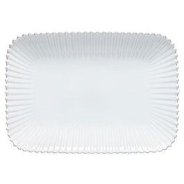 Costa Nova Pearl White 40cm Rectangular Platter/Tray