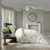 V&A Garden Of Love Duvet Cover Set Green