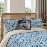 V&A Ornamental Bloom Duvet Cover Indigo