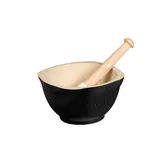 Emile Henry Black Truffle Mortar & Pestle