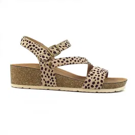 Lunar Muster Ocelot Wedge Sandals