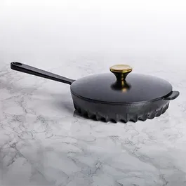 Fireup Cast Iron Black 1.8L Skillet with Lid