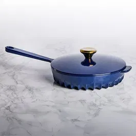 Fireup Cast Iron Classic Blue 1.8L Skillet with Lid