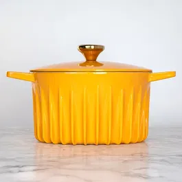Fireup Cast Iron Yellow 5L Dutch Oven