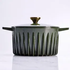 Fireup Cast Iron Olive Green 5L Dutch Oven