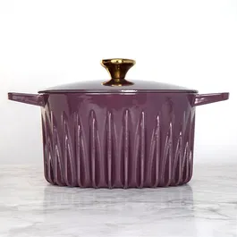 Fireup Cast Iron Purple 5L Dutch Oven