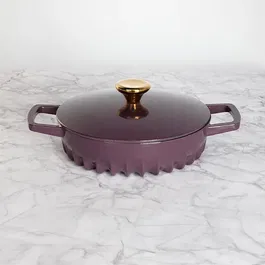Fireup Cast Iron Purple 2L Braiser with Lid