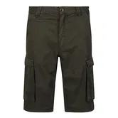 Regatta Mens Shorebay Vintage Look Cargo Shorts Dark Khaki
