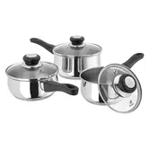 Judge Vista 3 Piece Saucepan Set