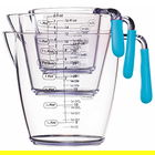Colourworks Three Piece Measuring Jug Set (200ml/400ml/900ml) Blue