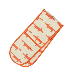 Scion Living Mr Fox Double Oven Glove Stone