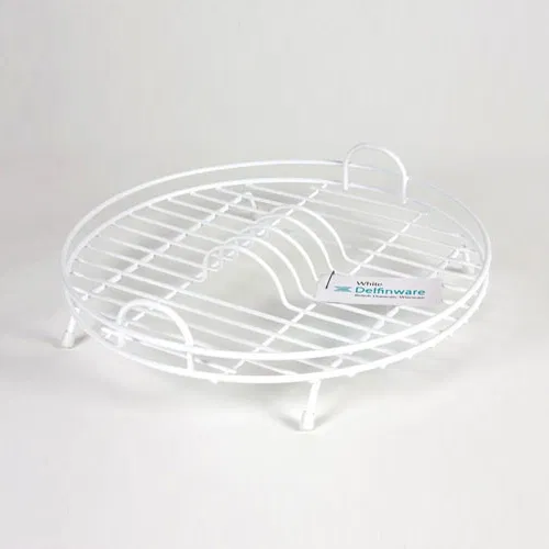Delfinware Wireware White Circular Drainer