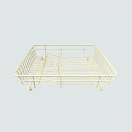 Delfinware Wireware Cream Medium Drainer