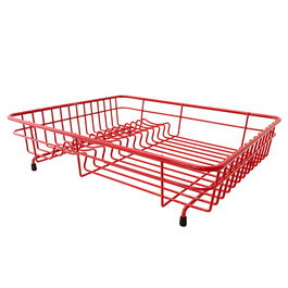 Delfinware Wireware Red Medium Drainer