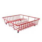Delfinware Wireware Red Popular Dish Drainer