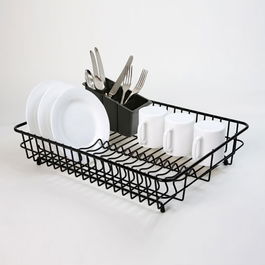 Delfinware Wireware Black Large Dish Drainer