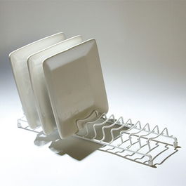 Delfinware Wireware White Popular Plate Rack