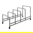Delfinware Wireware Grey Plate Storage Rack