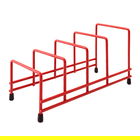 Delfinware Wireware Red Plate Storage Rack