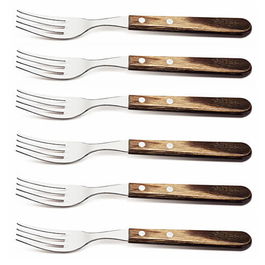 Tramontina Polywood Set of 6 Jumbo Forks