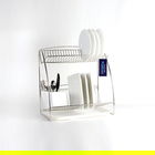 Delfinware Wireware Stainless Steel 2 Tier Plate Rack
