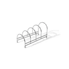 Delfinware Wireware Stainless Steel Plate Storage Rack
