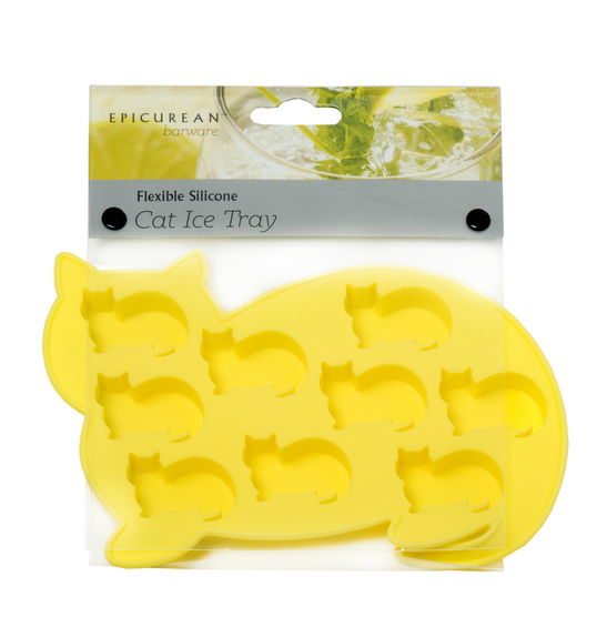 Epicurean Barware Yellow Cat Ice Cube Tray