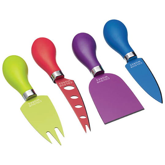 Colourworks 4 Piece Cheese Serving Set